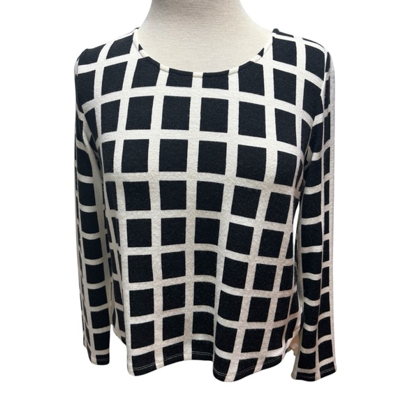 Jealous‎ Tomato Black and White Boxy Blouse - Picture 1 of 7